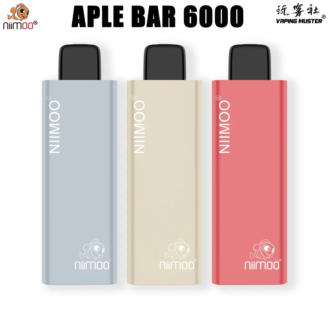 Niimoo 6000 Puffs Plus OEM ODM Electronic Cigarette Disposable Vape Pen Wholesale I Vape Pen